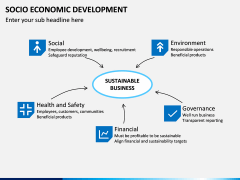 Socio economic development PPT slide 8