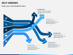 Split Arrows PPT slide 2