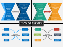 Strategic thinking PPT cover slide 