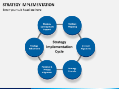 Strategy implementation PPT slide 1