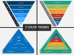 Strategy pyramid PPT cover slide