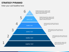 Strategy pyramid PPT slide 6