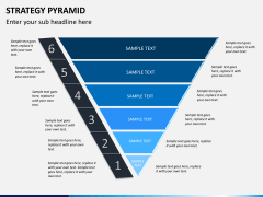 Strategy pyramid PPT slide 7