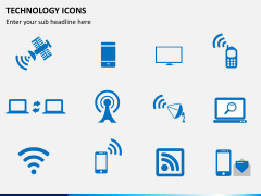 Technology icons PPT slide 6