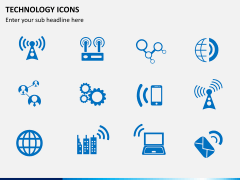 Technology icons PPT slide 7