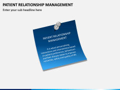 Patient Relationship Management PPT Slide 1