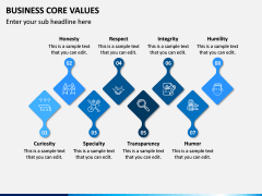 Business Core Values PPT Slide 10