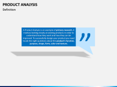 Product Analysis PPT Slide 2