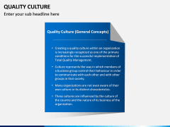 Quality Culture PPT Slide 6