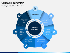 Circular Roadmap PPT Slide 11