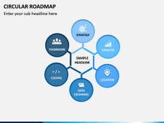 Circular Roadmap PPT Slide 6