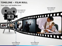 Timeline Film Roll PPT Slide 5