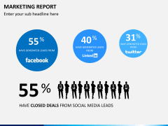 Marketing report PPT slide 3