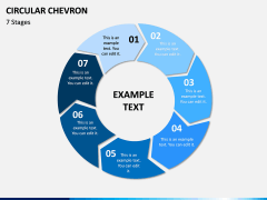 Circular Chevron PPT Slide 9