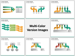 Cascade arrows PPT slide MC Combined