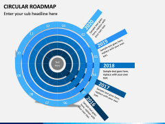 Circular Roadmap PPT Slide 3