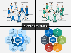 Cross functional teams PPT cover slide