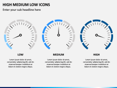 High Medium Low Icons PPT Slide 7