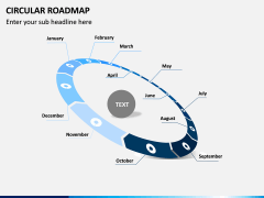 Circular Roadmap PPT Slide 4