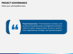 Project Governance PPT slide 1