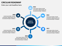 Circular Roadmap PPT Slide 1