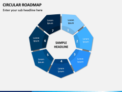 Circular Roadmap PPT Slide 5