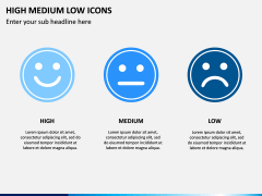 High Medium Low Icons PPT Slide 6