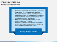 Strategic Learning PPT Slide 1