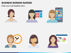 Business Woman Avatars PPT Slide 7