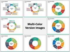 Circular arrows PPT slide MC Combined