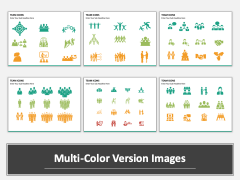 Team Icons multicolor combined