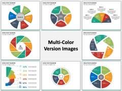 Circle Split Diagram PPT slide MC Combined