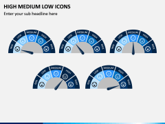 High Medium Low Icons PPT Slide 12