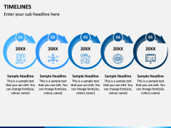 Timeline PPT slide 1