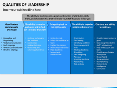 Qualities of Leadership PPT Slide 9