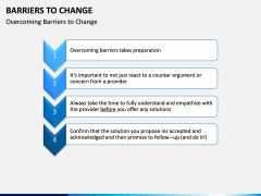 Barriers to Change PPT slide 9