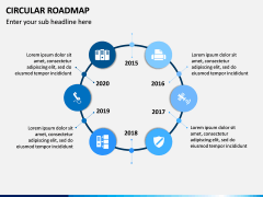 Circular Roadmap PPT Slide 10