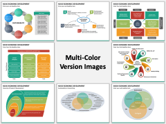 Socio economic development multicolor combined