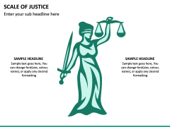 Scale of Justice PPT Slide 7