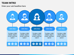 Team intro PPT slide 1