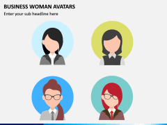 Business Woman Avatars PPT Slide 6