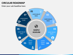 Circular Roadmap PPT Slide 9