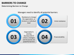 Barriers to Change PPT slide 1