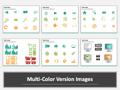 Web Icons Multicolor Combined