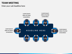 Team Meeting PPT Slide 9