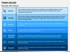 Team Values PPT Slide 11