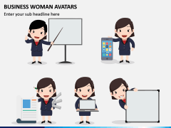 Business Woman Avatars PPT Slide 5