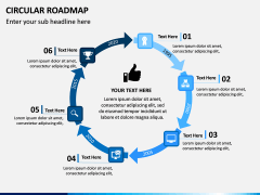 Circular Roadmap PPT Slide 13