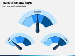 High Medium Low Icons PPT Slide 2