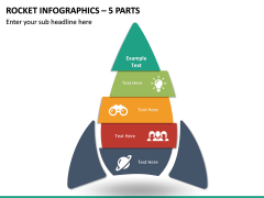 Rocket Infographics – 5 Parts PPT Slide 2